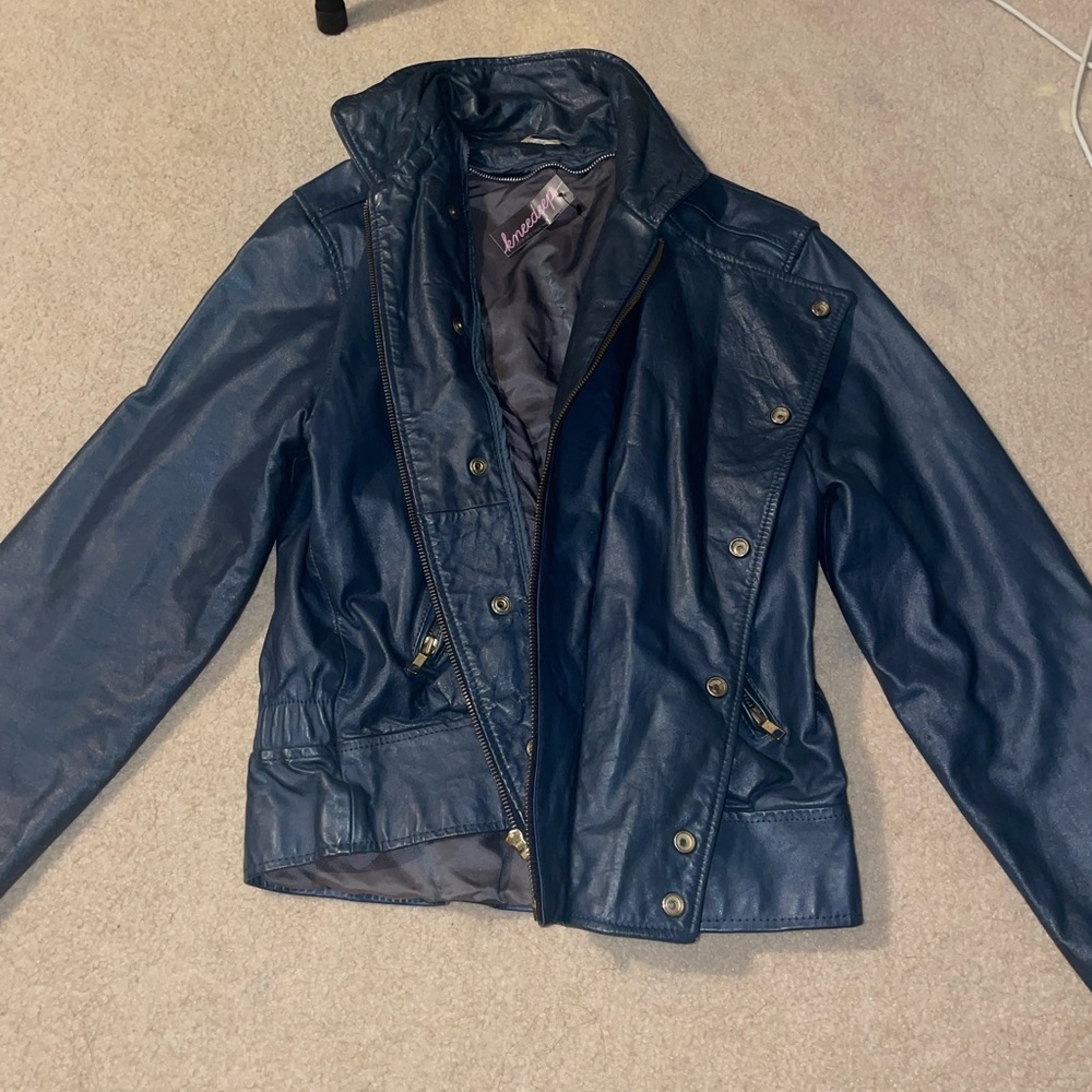 Unique vintage Japanese leather jacket